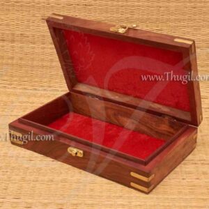 Handmade Jewellery Wooden Box For Vigraham holder Staues 10 inches