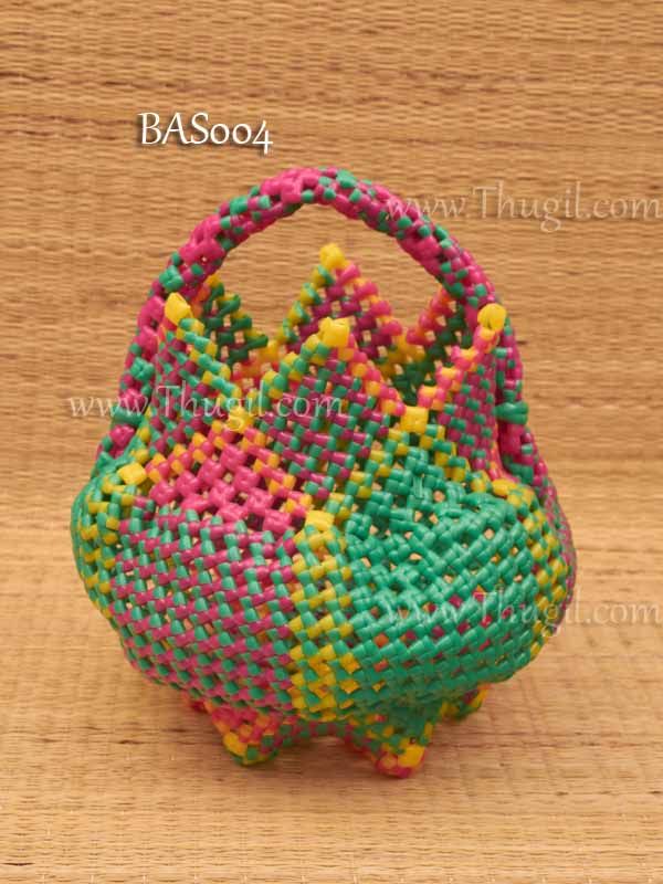 Pooja Koodai Gift Eco Friendly Wire Basket Bags Handmade Buy Now 10"