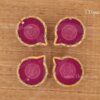 Teracotta Clay Diyas Oil Lamps Light Deepam For Diwali Buy Now 4 Pieces
