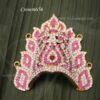 Crown Mukut For Hindu Deity Amman Sudar Kreedam Ornaments 4"