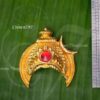 Siva Kireedam small size for Hindu full gold plated mukut Sivan 2 Inches