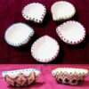 Simple Indian Clay Diyas