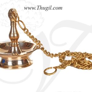 Brass Hanging Diya Thongu vilakku Deepam Oil Lamp Buy online 4"