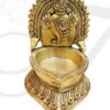4.5" Buy Online Brass Shankh Vishnu Deepam Lamp Diya Vilakku