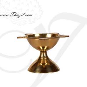 2" India Brass Diya Oil Lamp