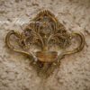 6" Brass Wall Hanging Lamp Diya