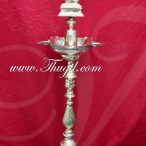 36 inches 3 feet Lord Nataraja Dancing Siva Brass Diya Temple India