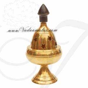 5.2" Nandadeep Diya Brass Akhand Deep Diyas Deepam Boy Now