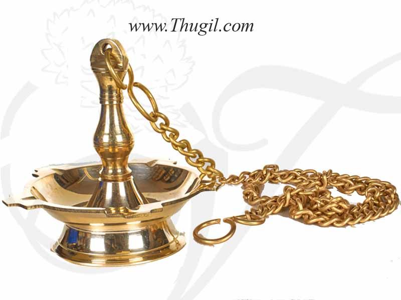 Buy Plain Hanging Brass Diya Online at Best Prices in India - Large size