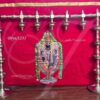 40 inches Vasal Malai Vilakku Brass Hanging Lamp for Temples Puja Room