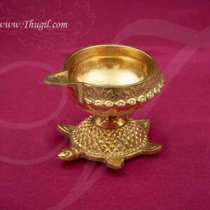 2" Turtle kuber Diya Lamp Brass Lamps from India Buy Online