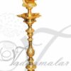4 feet Gold Plated Lakshmi Brass Diya Vilakku Deepam Buy now