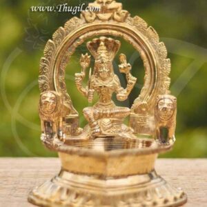 Brass Goddess Mariamman Vilakku Lamp Buy Now 9"