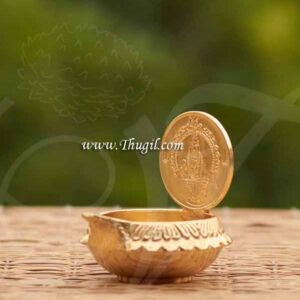 Ayapan Iyyapan Brass Diya Lamp Vilakku 2 inches