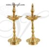 2 Standing Brass Diya Diyas PUJA Decor
