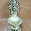 Goddess Amman / Mariamman Vilakku Buy Online Brass Lamp 8 Inches