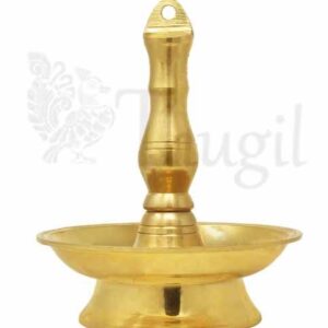 Kerala Brass Hanging Diya Thongu vilakku Deepam Oil Lamp Buy online Now 6"