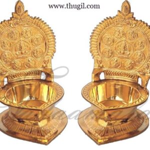 Buy Online Brass Ashtalakshmi Lamp Diya Vilakku - 1 piece