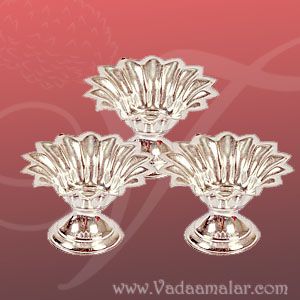 German Silver Diya