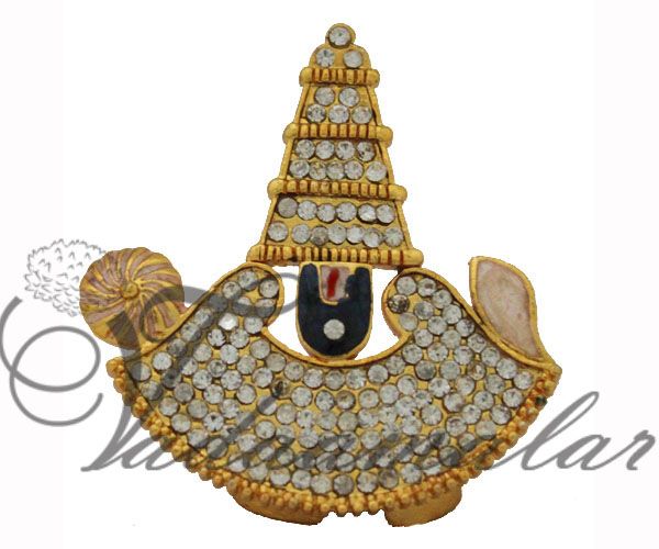 Deity Stand Lord Venkateswara with stones