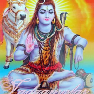 Lord Shiva and Nandhi Picture Gift Photo Card