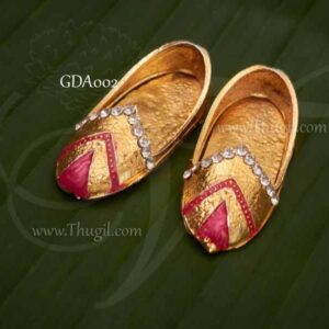 Shoes Laddu Gopal Miniature Mojadi Juti For Lord Krishna 2 inch