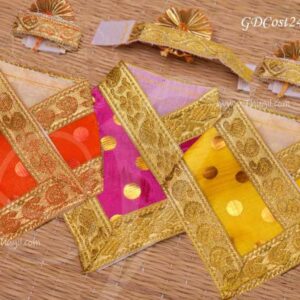 Sai Baba Dress Idol Shawl Vastra Costume Dress in 3 pieces 5 inches