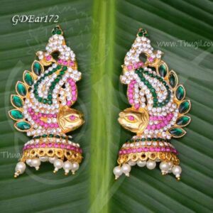 Karna Patham Ear Stud Jewllery Goddess Lakshmi Amman 3 inches