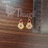 Tikka bindi earrings ornament for goddess shrinkar alangaram statue hindu 1 cm