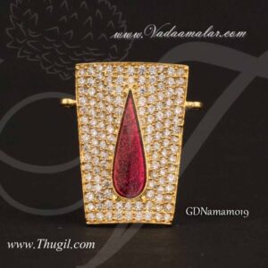 Balaji Namam Hindu Jewellery Sricharanam Sri Vaishnavites Thirunamam 1.7 inches