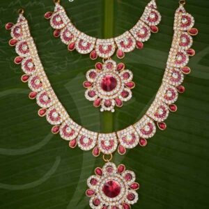 Necklace 2 Step Jewellery Amman Alangaram Jewellery Buy Now 9"