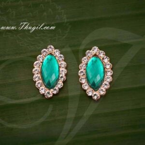 Tilak Symbol Jewelry Ornament for forehead Statue Diety Amman Jewellery - 2 pieces-.9 inches