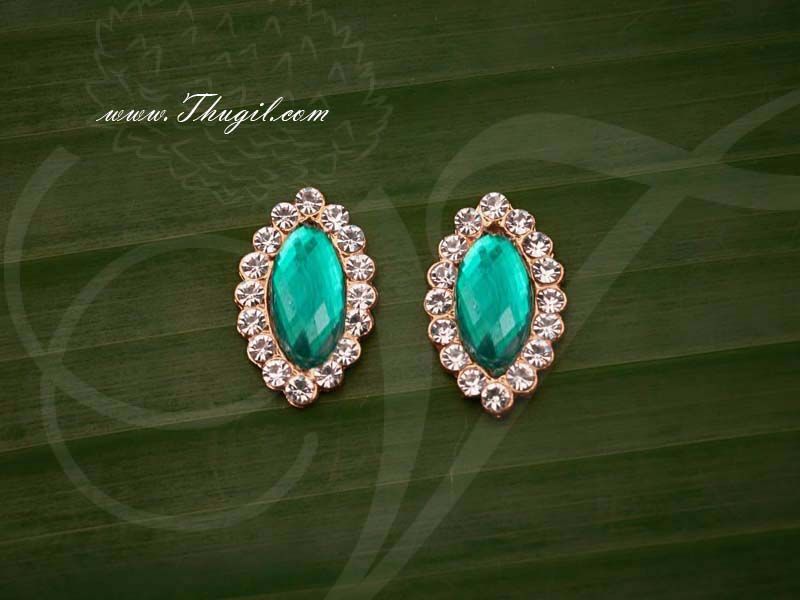 Tilak Symbol Jewelry Ornament for forehead Statue Diety Amman Jewellery - 2 pieces-.9 inches