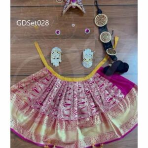 Jewellery and Vastra Set Idols and Statues Decoration Skirt- 10 inches