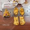 Deity Kreedam and Hastham Set For Deity Mini Crown hand leg 2 cm