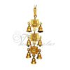 Decorative brass metal maa laxmi hanging bells
