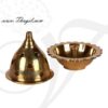 3" Nandadeep Diya Brass Akhand Deep Diyas Deepam