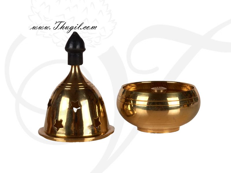 3.8" Nandadeep Diya Brass Akhand Deep Diyas Deepam