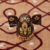 3" wooden incense sticks holder Gold Foil Tanjore works Elephant design Unqiue Indian Gifts Buy Now