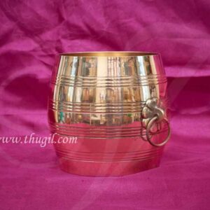 4.5" Traditional Measuring Brass Vessel/ Kerala Traditional Para Buy Now