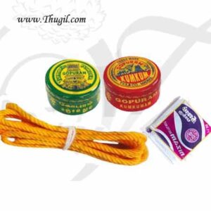6 sets Manjal Thread KumKum Turmeric Paku Set Thamboolam Gift Buy Now