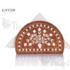 Wooden Handmade Wooden Inlaid Tissue Holder