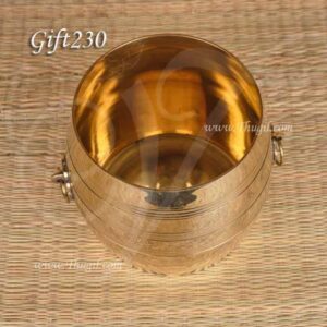Small size Traditional Measuring Brass Vessel/ Kerala Traditional Para 2 inches
