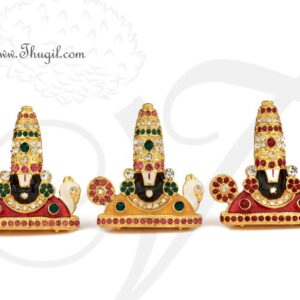 1.5-2.5 Sri Venkateswara Lord Balaji Deity Desktop Car Statue