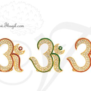 1.5 Gold Plated Om Symbol Table Top  Car Dashboard