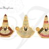 1.8 Sri Venkateswara Lord Balaji Deity Desktop Car Statue