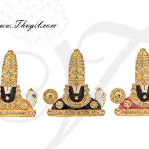 2.8 Sri Venkateswara Lord Balaji Deity Desktop Car Statue