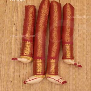 Hand and Legs for Goddess Lakshmi VaraLaksmi with Red Zari Decoration Shop Online 12"