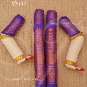 Purple Colour Zari Special Hand and Legs for Lakshmi VaraLaksmi Doll Decoration 16 Inches