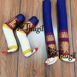 Zari Blue Special Hand and Legs for Lakshmi VaraLaksmi Doll Decoration 14 Inches